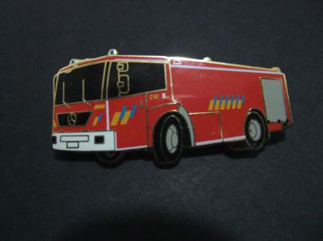 Belgische brandweerwagen( BVV-striping) Mercedes ( 112)